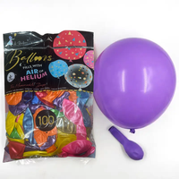Ballons en latex nacrés noirs et blancs en gros, ballons en caoutchouc métalliques de 12 pouces pour décorations de fête