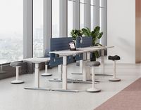 Tabouret à bascule, wobbler universel et moderne, perche réglable, ergonomique, Active et antidérapant, tabouret de bureau, à roulettes