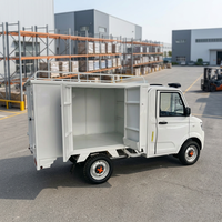 Mini camionnette électrique entièrement fermée, fourgonnette de transport à haute capacité de charge pour la livraison logistique