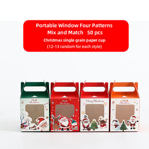 علب كعك الكريسماس، علب المافن، علب الكب كيك، علب الكعك لعيد الميلاد - Product Image 6