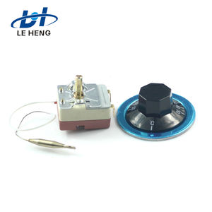 गर्म पानी के हीटर के लिए 1 वर्ष इलेक्ट्रिक संचालित A220v तापमान नियंत्रक केशिका थर्मोस्टेट - Product Image 1