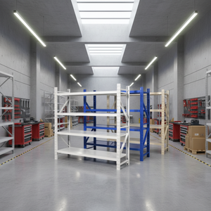 Industriële supermarkt mezzanine rekken stapelbare palletrekken metalen opslagrekken met poedercoating - Product Image 5