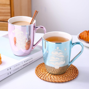 Cute Christmas Ceramic <b>Mug</b> 350ml Cartoon Design For Party Gift - Product Image 3