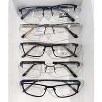 Modelos mixtos Gafas de metal Monturas de metal Ópticas Clásicas Unisex Nuevo diseño Gafas populares Monturas de metal