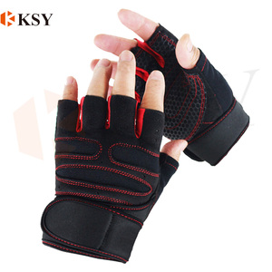 Demi-doigt Hommes Femmes Anti Slip Gel Pad mitaines course moto sport <span class=keywords><strong>route</strong></span> vélo gants vélo gants - Product Image 3