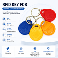 Portachiavi RFID EM4305 125KHz in ABS con Chip T5577 per Controllo Accessi, Tessere Associative e Hotel