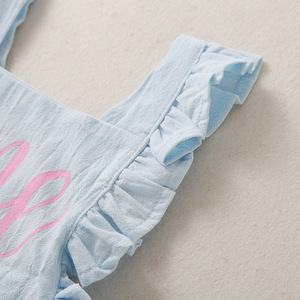 उच्च गुणवत्ता वाले प्यारे बैकलेस रूफल्स शरद ऋतु एक साल पुराना जम्पसूट पहला जन्मदिन रोमन - Product Image 5