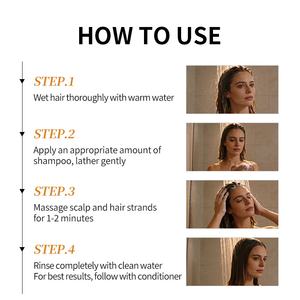 Champú Orgánico Natural Hidratante de Marca Privada, Control de Grasa, Refrescante, con Aceite de Argán, Champú Líquido Herbal - Product Image 6