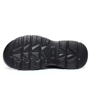 Sandales de randonnée pour hommes, grises, à bout fermé, avec boucle réglable, semelle antidérapante et résistante à l'usure, confortables et respirantes pour l'extérieur - Product Image 4