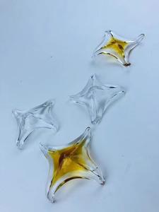 Lustre en verre à feuilles de luxe plafonnier décoration bar hôtel maison lustre décoratif lampes suspendues - Product Image 3