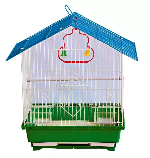 Gabbia per uccelli in metallo gabbia per pappagalli gabbie e case per animali domestici in metallo per animali