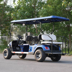 Venta caliente 1500W Asiento doble Ebike 4 ruedas Scooter eléctrico de movilidad Ciudad Carro de golf eléctrico con techo - Product Image 1