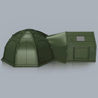 Grande tente de camping gonflable d'extérieur à double couche, quatre saisons, imperméable, pour 8-10 personnes, avec deux chambres