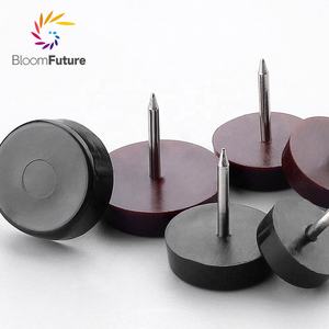 واقيات أرضية للأثاث مع قاعدة مسمارية من البلاستيك والحديد، وسادات انزلاق لأرجل الكراسي والمكاتب لتقليل الضوضاء - Product Image 6