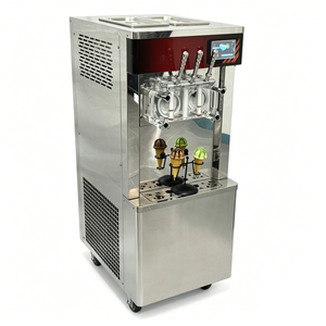 Commercial Large Capacity 25-30L Equipment Desktop and Vertical 3-head Mixed Flavor Soft <b>Ice</b> <b>Machine</b> - Product Image 1
