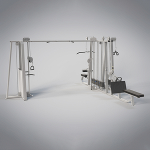 Máy tập thể hình đa năng Thiết kế mới Máy tập cáp chéo để bán Ironmaster Crunch Fitness Cũ, đầy đủ thiết bị, thương mại - Product Image 3