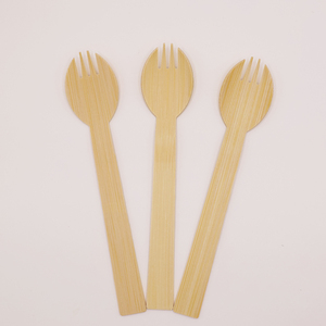 สปอร์คไม้ไผ่ที่เป็นมิตรต่อสิ่งแวดล้อม ใกล้ชิดธรรมชาติ ดีไซน์เฉพาะตัว ทนทาน รักษาความร้อนได้ดี - Product Image 4