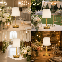 Lampe de table à abat-jour plissé, lampe de nuit LED sans fil pour mariage, fête, chambre à coucher, salon, décoration de la maison
