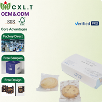 Boîte en papier pliable de qualité alimentaire écologique, impression personnalisée, emballage recyclable pour pâtisserie, dessert