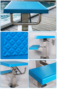 Nhà Sản Xuất Cung Cấp Di Động Hồ Bơi Sợi Thủy Tinh Chuyên Nghiệp Hồ Bơi Bắt Đầu Khối Bục Hồ Bơi Bắt Đầu Nền Tảng - Product Image 6