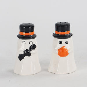 Juego de Salero y pimentero de cerámica de 2 porcelana de dibujos animados de alta calidad personalizada - Product Image 3