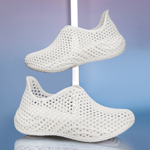<span class=keywords><strong>Chaussures</strong></span> décontractées légères et respirantes à enfiler pour hommes et femmes, avec logo personnalisé imprimé en 3D, motif treillis ajouré, pour la marche 2026 - Product Image 2