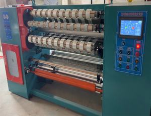 Cinta adhesiva de embalaje Bopp superclara Máquina de rebobinado Cortadora automática rebobinadora - Product Image 2