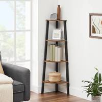 Étagère à livres en bois pour enfants, style antique, mince, en métal, bibliothèque, petit espace, étagère à livres, coin triangulaire, étagère à livres pour enfants
