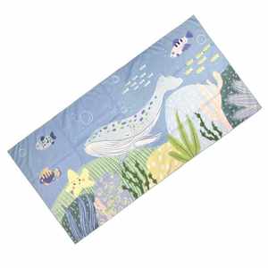 Serviette de plage et de sport en microfibre super douce imprimée de logo personnalisé à séchage rapide pour la salle de sport, la piscine et les voyages - Product Image 1