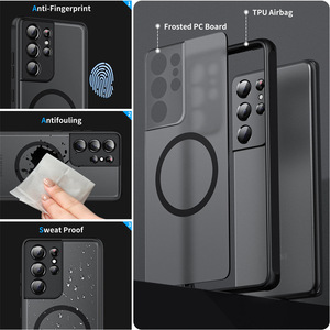 Étui magnétique de luxe au design élégant avec surface mate pour Samsung <span class=keywords><strong>Galaxy</strong></span> S26 S25 FE S24 A53 A04 A04S A73 A22 A71 - Product Image 4