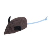 Jouet pour chat en peluche imitation fourrure, résistant aux griffures et aux morsures, jouet interactif pour animaux de compagnie