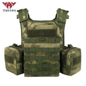 Yakeda Green Ruins 다기능 야외 두더지 전술 사냥 조끼 퀵 릴리스 플레이트 캐리어 모듈 형 가슴 장비 가방 - Product Image 2