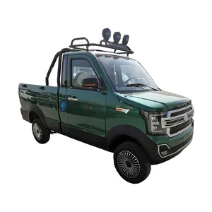 KEYU Nuevo Estilo Rhd Furgonetas Eléctricas y Camiones Mini Cargo 2 Asiento Mini Pick Up 4x4 Coche Eléctrico Camión