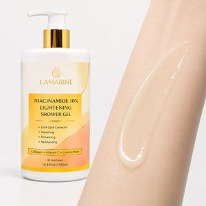 OEM ขายส่ง LAMARINE เจลอาบน้ำวิตามินซีธรรมชา<span class=keywords><strong>ต</strong></span>ิ 100% ออ<span class=keywords><strong>ร์</strong></span>แกนิค ช่วยลดจุดด่างดำ ผิวขาวกระจ่างใส - Product Image 6