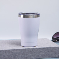 Tasse de voyage 12oz Isolation sous vide Petite tasse à lait Gobelet en acier inoxydable