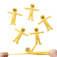 Elastisches glückliches Mann-Spielzeug Party-Favoriten Sinnes-Gel-Spielzeugset Kinder und Erwachsene Stresslinderung Fidget-Spielzeug für Autismus