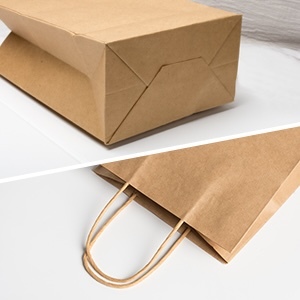 <b>Personalized</b> Eco-friendly Promotion Kraft Paper Twisted Handle Custom Printed Reusable Durable Food Packaging Paper <b>Bag</b> - Product Image 5