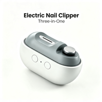Coupe-ongles électrique universel 3-en-1 pour toute la famille, avec lame en alliage, kit de coupe-ongles pour service de marque personnalisée OEM ODM