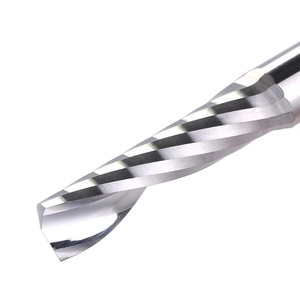 Premium Quality Single Flute End Mill 3.175/4/5/6/<strong>8</strong>/10mm CNC Aluminum Milling Cutter Spiral <strong>Router</strong> <strong>Bits</strong> for Wood Plastic