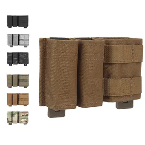 SABADO Hot Sale Tactical Nylon Mag Pouch MOLLE Double Magazine Pouch for Tactical Backpack Vest