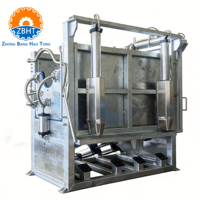 Caixa de Abate e Atordoamento de Gado com Fixação Pneumática e Inclinação, Capacidade de 20 Cabeças/Hora, Equipamento para Abate de Bovinos Galvanizado a Quente