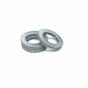 Acier DIN25201 de haute qualité avec revêtement en paillettes de zinc <span class=keywords><strong>Demart</strong></span> Rondelle autobloquante à double empilage DL8 10 12SP Rondelle de blocage - Product Image 2