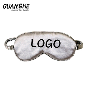 ชุดหน้ากากปิดตาผ้าไหมทำจากผ้าฝ้ายหรูหราพร้อมบล็อคไฟดีไซน์โลโก้น่ารักสำหรับการนอนหลับลึก - Product Image 5