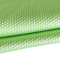 100% polyester microfibre écailles de poisson tissu tissu séchage rapide teint uni pour robe et serviette Use-250gsm technique tricotée