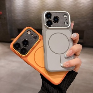เคสโทรศัพท์กันกระแทกระดับพรีเมียม ด้านหลังแบบด้าน ผลิตจากวัสดุ PC พร้อมวงแหวนแม่เหล็ก รองรับการชาร์จไร้สาย สำหรับ iPhone 15 16 17 Pro Max - Product Image 4