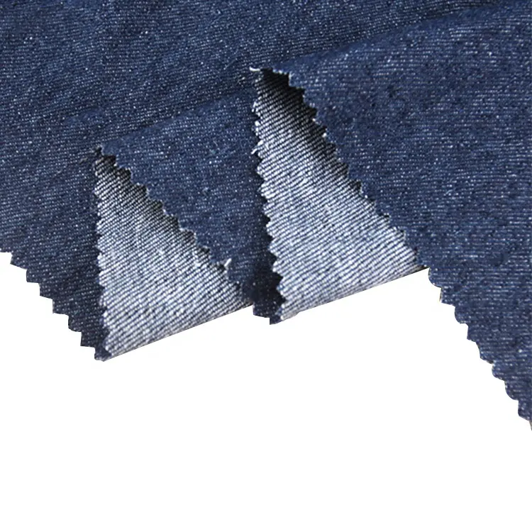 Penjualan langsung pabrik 51025 berkelanjutan kain Denim Untuk jins 55% rami 45% katun organik harga grosir