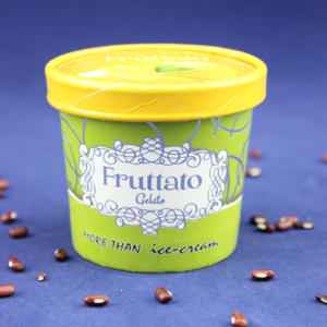 Logo personnalisé 3oz & 4oz biodégradables recyclé artisanat gobelets en papier avec revêtement PE et cuillères pour la crème glacée Hamburger nourriture pour animaux de compagnie Pizza - Product Image 2