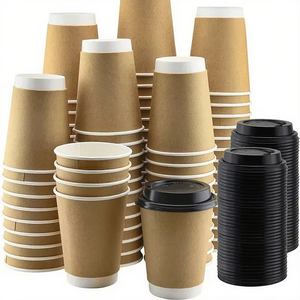 <span class=keywords><strong>Gobelet</strong></span> à café en papier écologique à double paroi jetable de haute qualité avec logo <span class=keywords><strong>personnalisable</strong></span> pour boissons chaudes - Product Image 5