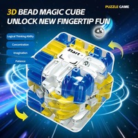 YT Wholesale - Nouveauté : Jouet éducatif en plastique pour enfants, cube magique 3D 3x3x3 de 7 cm avec billes, labyrinthe