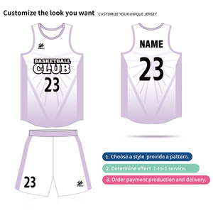 Maglie da Basket Personalizzate per Uomo all'Ingrosso, Set Completo da Allenamento e Partita per <span class=keywords><strong>Squadre</strong></span> Femminili, Personalizzazione di Alta Qualità - Product Image 4